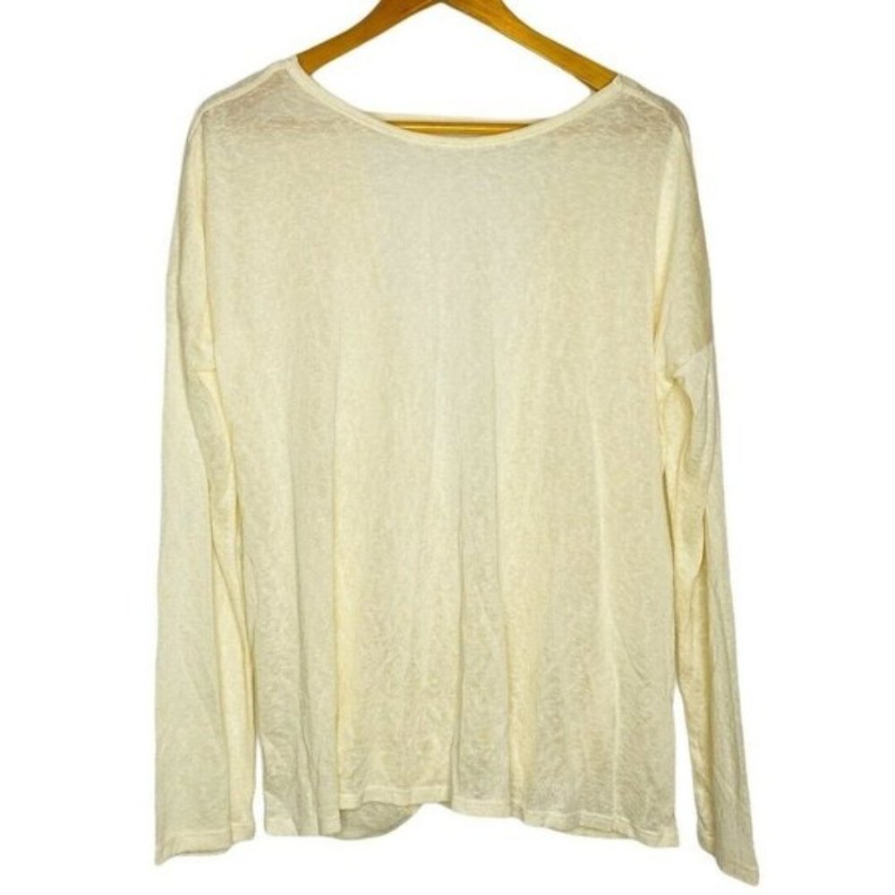 1.4.3. Story By Line Up Open Back Draped Top Cream - Picture 2 of 12